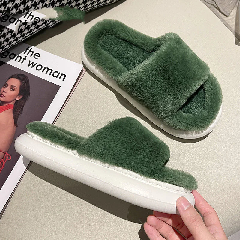 Fluffy Indoor Slippers