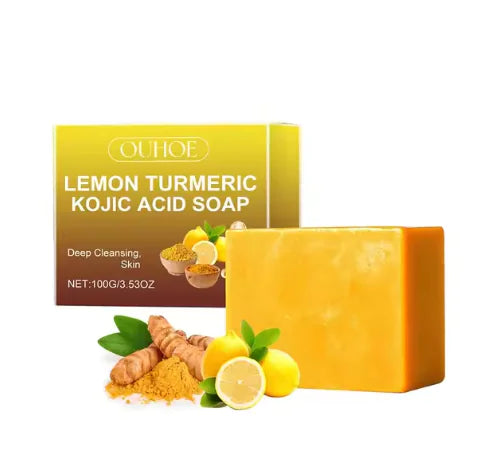 Lemon Turmeric Kojic Acid Soap Face Soap