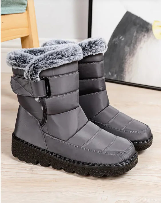 Rabbit Hair High Tube Warm Women's Snow Boots