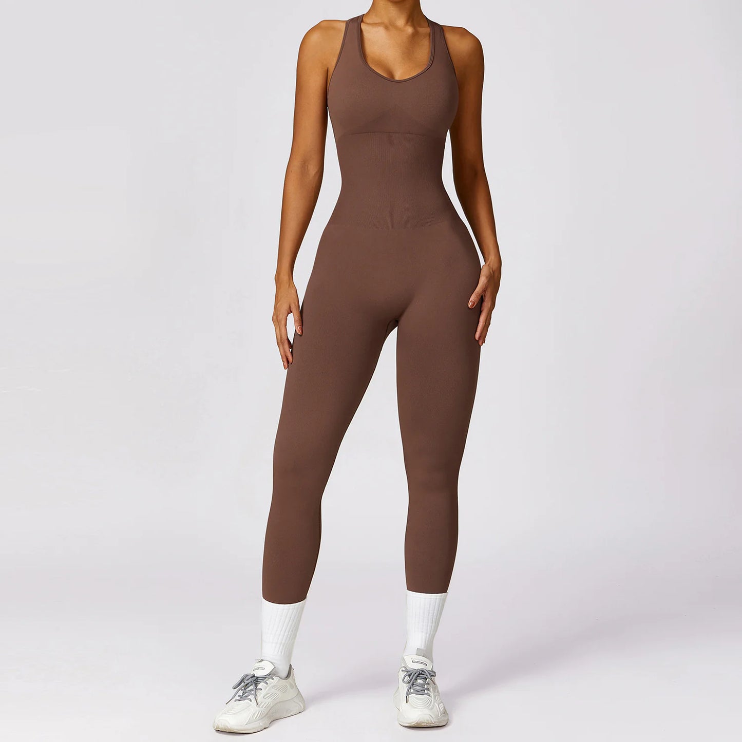 Tight Sports Back V Shape One-piece