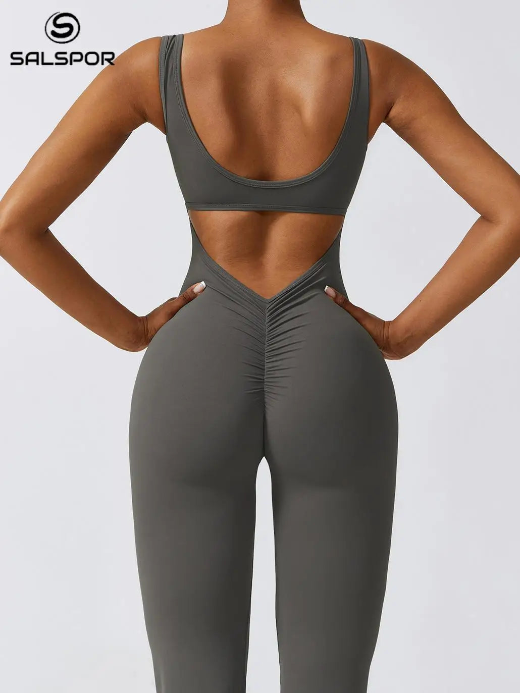 Sexy V High Waist Jumpsuit for Women