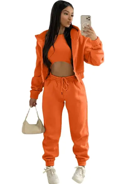 Hooded Sports And Leisure Set