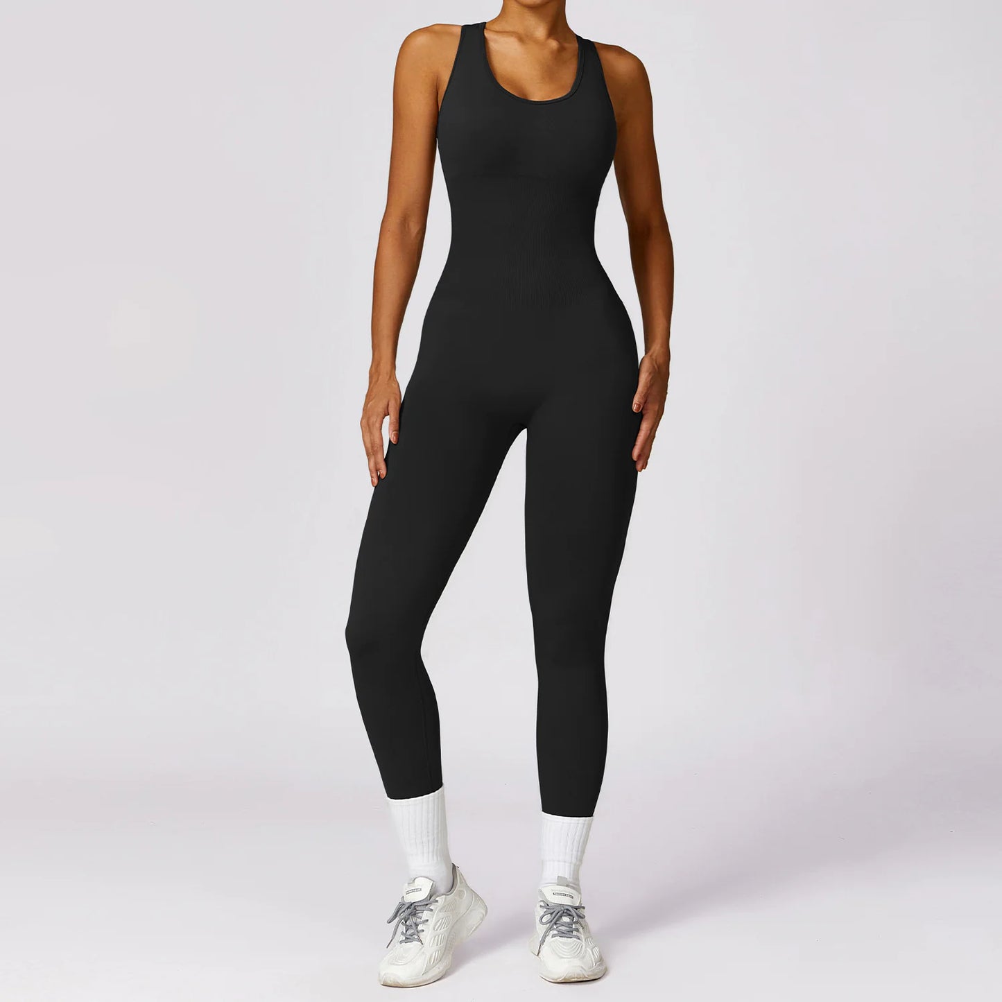 Tight Sports Back V Shape One-piece