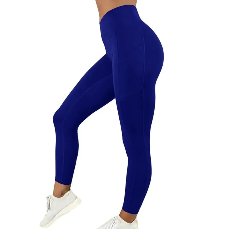 FitFlex Yoga Running Pants with Side Pocket