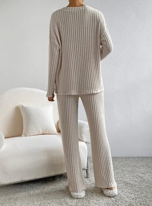 Casual 2-Piece Autumn Loungewear Set