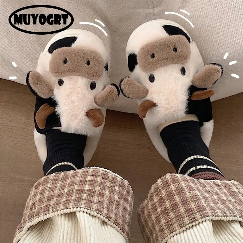 Fluffy Cute Animal Slippers