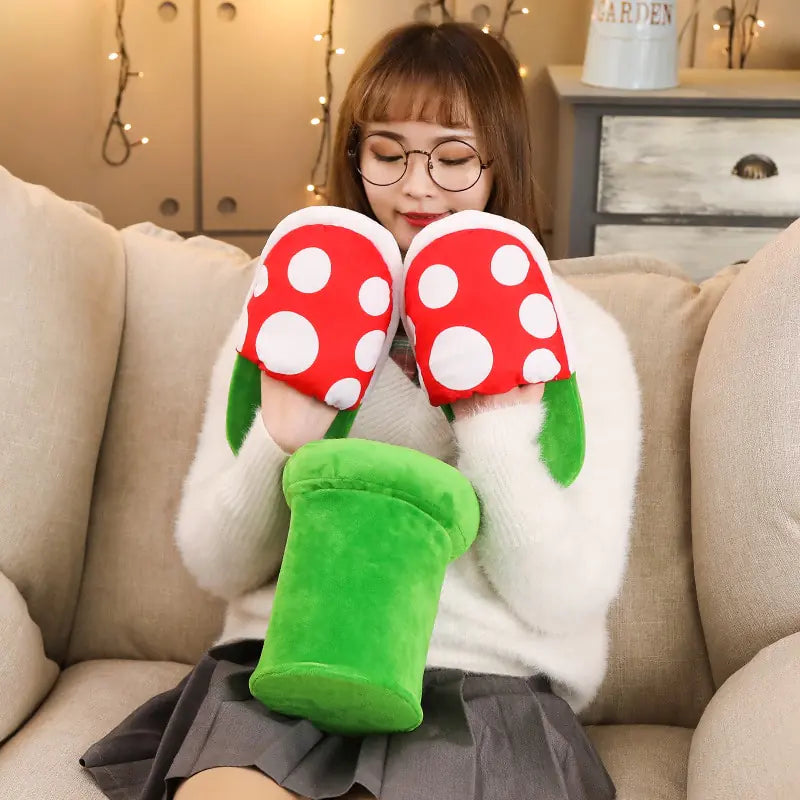 Plush Piranha Plant Slippers