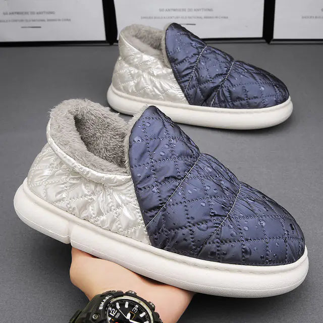 Waterproof Plush Slip-on Shoes