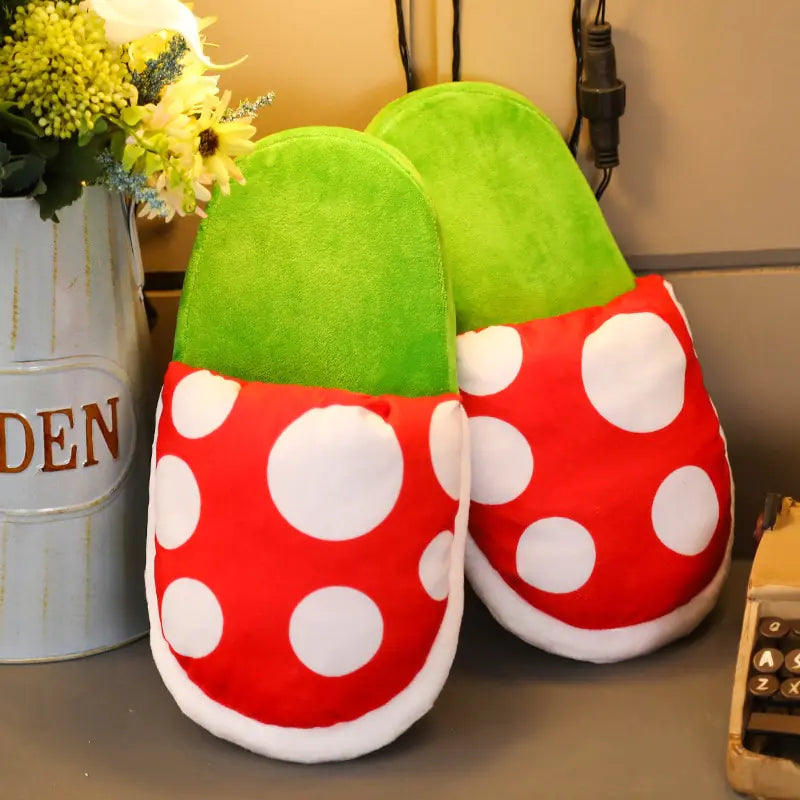 Plush Piranha Plant Slippers