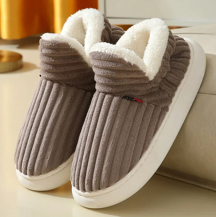 Men's & Women's Fleece Plush Cotton Slippers