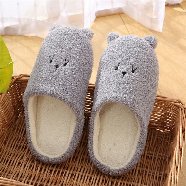 Fluffy Cute Animal Slippers