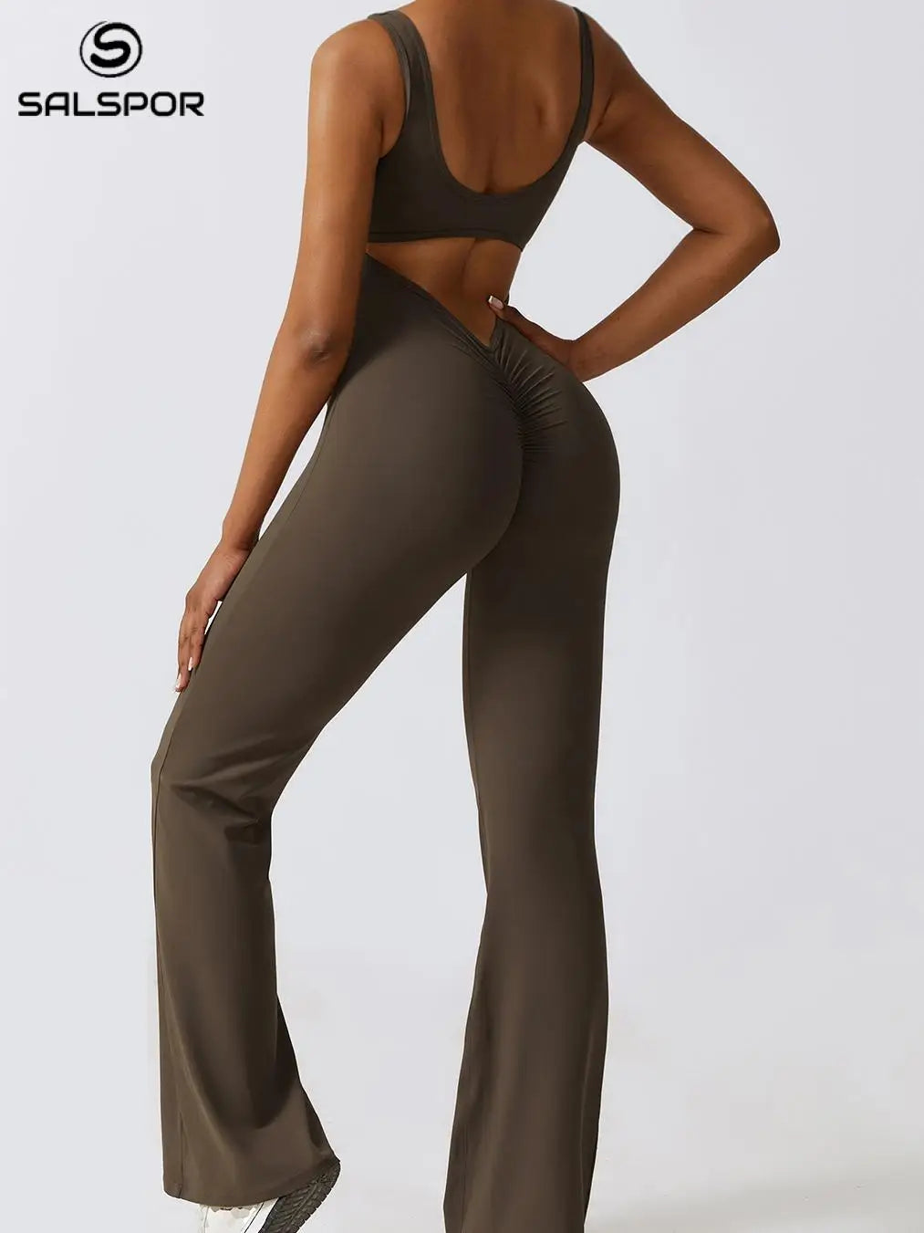 Sexy V High Waist Jumpsuit for Women