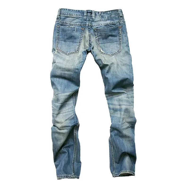 Hot Sale Casual Men Jeans Straight Cotton High Quality Denim Pants Retail & Wholesale Pants Brand Plus Size