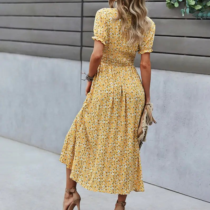 Siena Floral Midi Dress