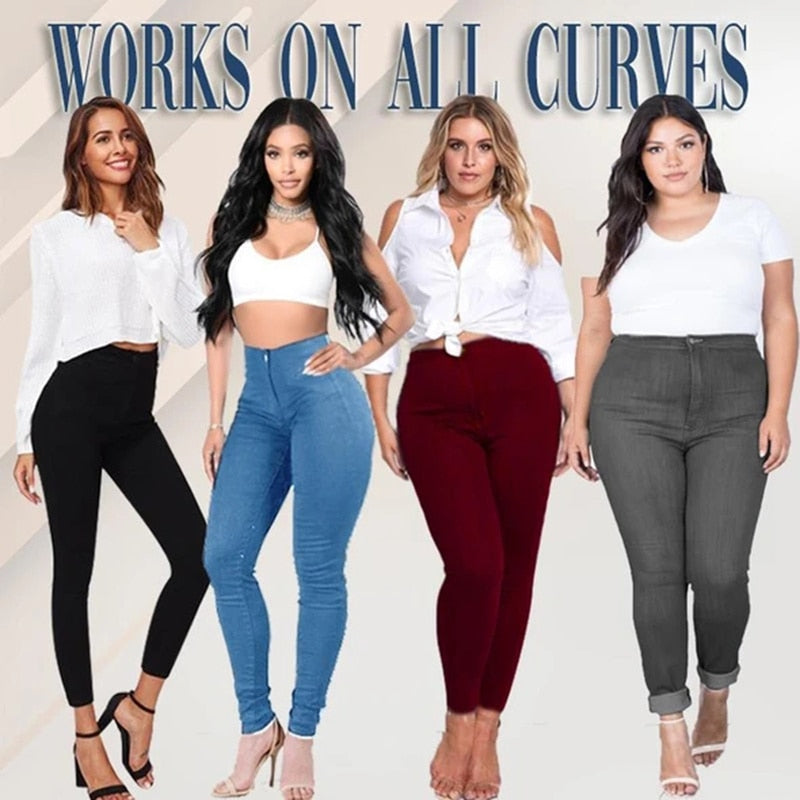 Plus-Size Denim Jeans Women